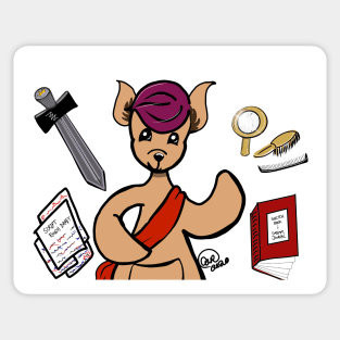 Roman Kangaroo Sticker